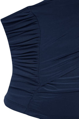 Trendyolmilla Limited Edition Siyah Aksesuar Detayl? Straplez Orme S?k Bluz TPRSS25BZ00032  фото 5