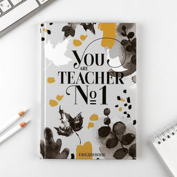 Подарочный набор «Учителю: YOU are the BEST TEACHER»: ежедневник А5 80 листов, ручка шариковая металл 0,8 мм, мыльные лепестки 3 шт.