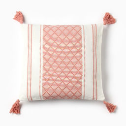 Наволочка декоративная Этель сканди 45*45 см розовый, 100% п/э
