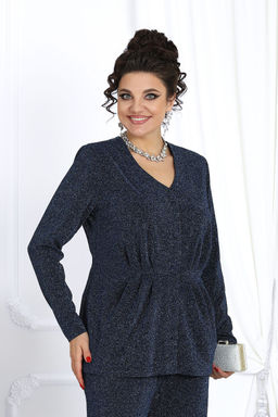 Платье Ninele 7431-Р темно-синий - Mira fashion фото 2379