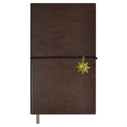 Ежедневник недатированный ESCALADA, А6, 120 л., арт. 64043/ 40 СНЕЙК СЕРО-КОРИЧНЕВЫЙ (кожзам: 105х