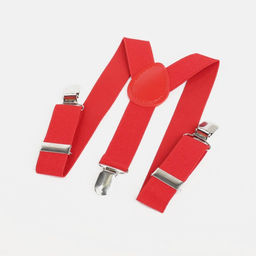 Подтяжки детские, ширина 2,5 см, цвет красный - Simaland фото 6