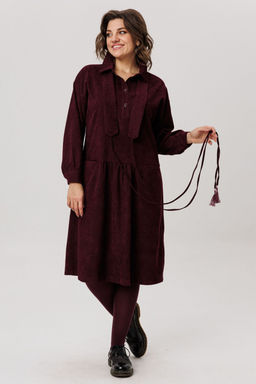 Платье ANELLI 1730 морозная вишня  фото 5