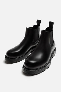 CHELSEA BOOTS WITH TRACK SOLE - Zara фото 6