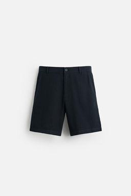COTTON/LINEN BERMUDA SHORTS - Zara фото 17