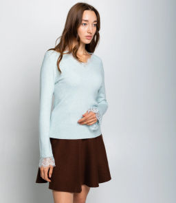 Джемпер #КТ9045, ментоловый - Dommod фото 2