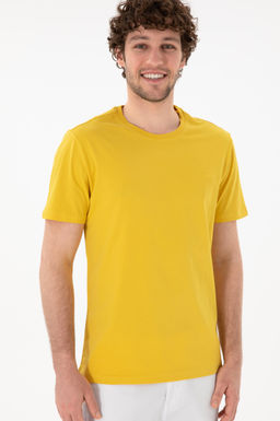 Erkek Regular Fit Bisiklet Yaka Sar_ Basic Ti__rt Sepette S_rpriz _ndirim - U.s. polo assn фото 4