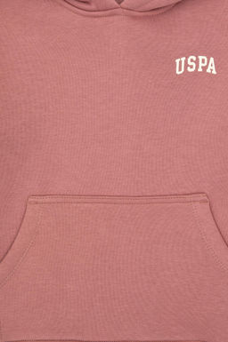 K_z _ocuk Orkide Kap__onlu _ardonlu Basic Sweatshirt Sepette S_rpriz _ndirim - U.s. polo assn фото 4