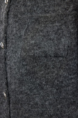 Antrasit Mini Boy Triko Yunlu Elbise TWOAW25EL00018 - Trendyolmilla фото 4