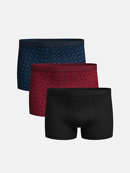 Standart Kal?p Pamuklu Esnek Erkek Boxer 3l?