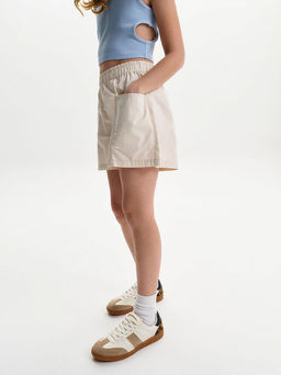 PELICAN, шорты для девочек, Бежевый  фото 4