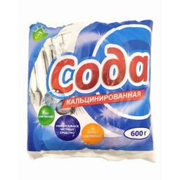 Сода кальцинированная 600г (пакет)