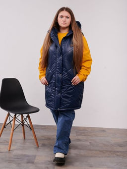 Жилет демисезонный Хлоя бордо - Yollochka фото 24