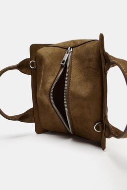 BOLSO DE MANO TACHAS / Verde - Zara фото 6