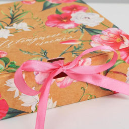 Коробка подарочная Цветущего счастья, 20 х 18 х 5 см, БЕЗ ЛЕНТЫ - Дарите счастье фото 3