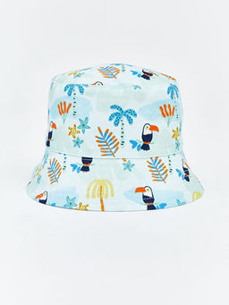 Bask?l? Erkek Bebek Bucket ?apka
