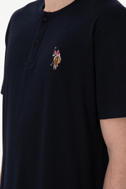 Erkek Bisiklet Patl_ Yaka Lacivert Pijama Tak_m_ Sepette S_rpriz _ndirim - U.s. polo assn фото 7