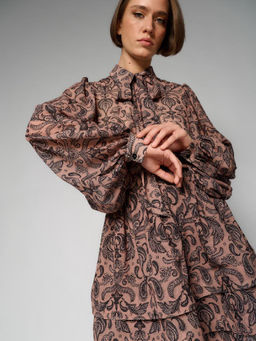 Платье женское 12411-35145 multicolor-beige - Eleganzza фото 6