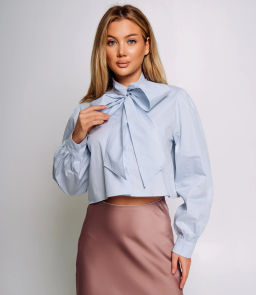 Блуза #КТ2516 (3), голубой