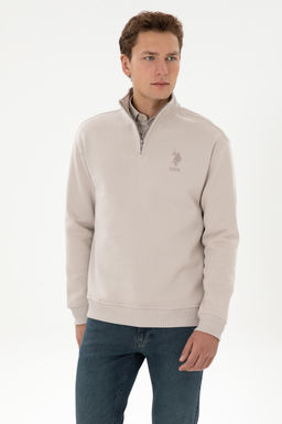 Erkek Comfort Fit Yar_m Fermuarl_ Ta_ Sweatshirt - U.s. polo assn фото 3