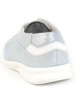 05-DF99-21P LT. BLUE Полуботинки женские спортивные (натуральная кожа) - Фабричный китай фото 7