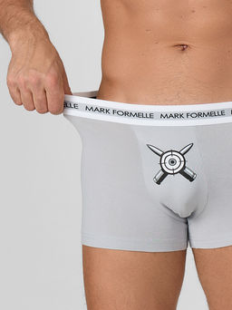 Трусы боксеры мужские серые в наборе, 2 шт - Mark formelle фото 4