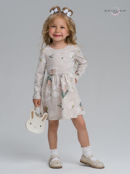 Платье Эля зверушки на молочном - Sovalina фото 5