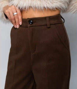 Брюки #КТ1982 (1), коричневый