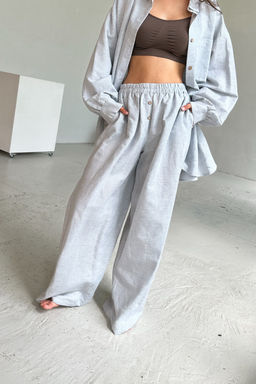 Костюм женский SET065/04/Белый, голубой - M&G all natural фото 6