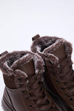 Trendyolmilla Shoes Siyah Kurk Detayl? Bagc?kl? Kad?n Postal Bot TAKAW25BO00027  фото 9