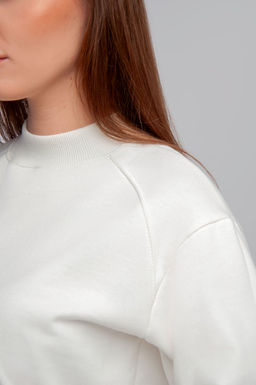 Арт. 2532 Костюм с брюками женский 44-50 (4 шт) Цвет:верх-молочный, низ-молочный - Калинка фото 17