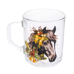 Кружка GREEN TEA НОВОГОДНИЙ КОНЬ 200мл