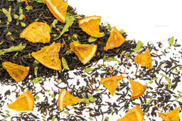 Черный ароматизированный чай GRUNBERG LITE  Мандариновая роща   фото 4