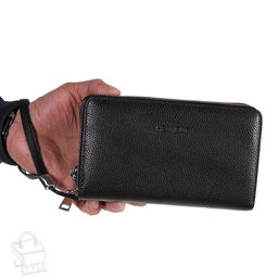 Клатч мужской кожаный 5388H black Heanbag в Новосибирске