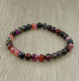 Браслет Классика из граненых шариков агата самоцветы - Agat77 фото 6