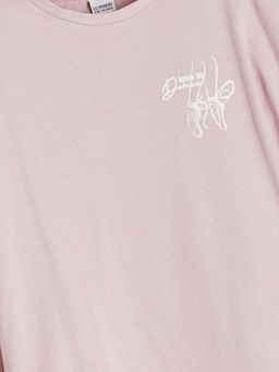 Bisiklet Yaka K?z ?ocuk Ti??rt