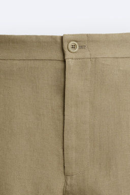 100% LINEN TROUSERS - Zara фото 8