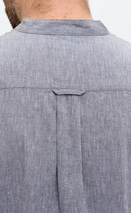 Рубашка д/р лен F511-0480 green-grey - Fine joyce фото 8