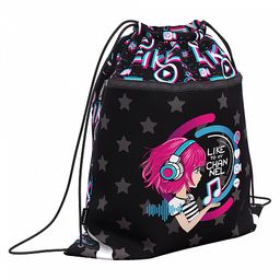 АКЦИЯ Цена за 1 шт. Мешок для обуви ErichKrause с карманом на молнии 500x410мм Top Blogger