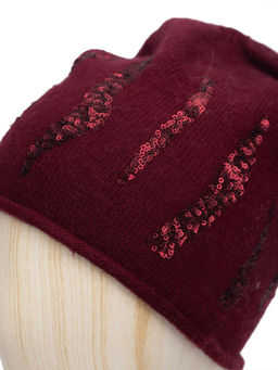 Шапка жен. шерсть+анг+нейл LB-D77027 bordo - Labbra фото 3