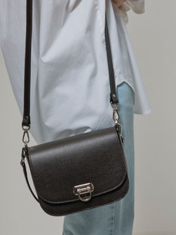 Сумка кожаная Azaro 30741 темно-коричневый