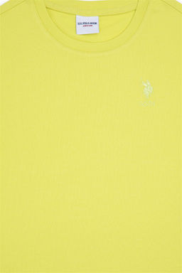 Футболка U.S. Polo Assn для девочек с круглым вырезом арахис хлопок с эластаном  фото 4