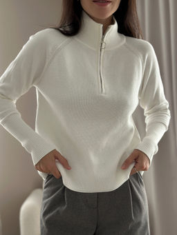 Свитер Саймон (белый) One Size - Nadi bordo фото 3