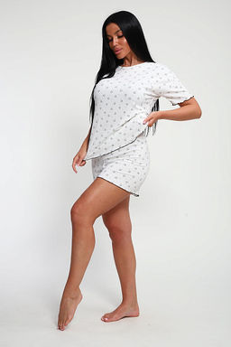 Пижама с шортами (01062, красный) - Плиона фото 8