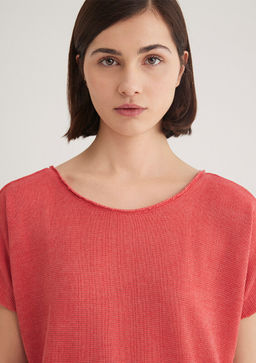 Dokulu Pembe Tisort - Mavi фото 5