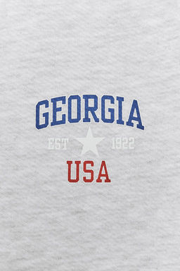 PLUSH TROUSERS WITH SLOGAN - Zara фото 8