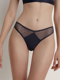 CONTE MESH&DOTS COTTON LBR 1871 deep grey - Conte elegant фото 2