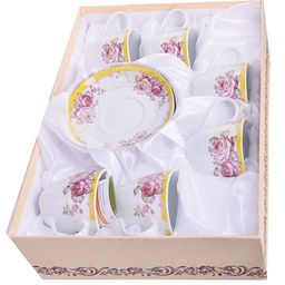 25794 Чайный сервизРозы12пр, 220мл фарфор LR(х8) - Mayer&boch фото 4