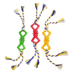 Игрушка жевательная с канатом Бантик, 11 см, микс цветов - Пижон фото 4