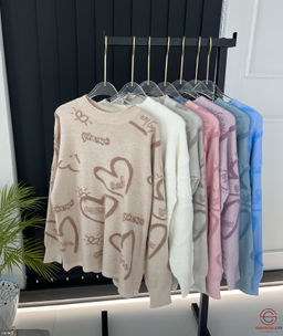 Кофта женская с сердечками - Bruno фото 8